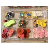4 Collector Trays - Vintage Buttons