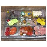4 Collector Trays - Vintage Buttons