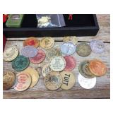 Vintage Variety - Wooden Nickels - Animal Figures - Pins - Buttons