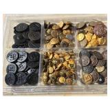 Fabulous Group Old U.S. MIlitary Buttons 18th - 19th Centuries
