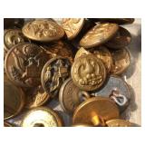 Fabulous Group Old U.S. MIlitary Buttons 18th - 19th Centuries