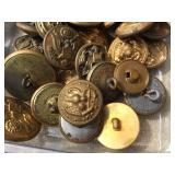Fabulous Group Old U.S. MIlitary Buttons 18th - 19th Centuries