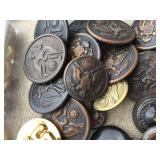 Fabulous Group Old U.S. MIlitary Buttons 18th - 19th Centuries