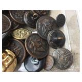Fabulous Group Old U.S. MIlitary Buttons 18th - 19th Centuries
