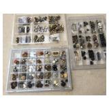 (3) Trays Neat Old Buttons - See Pics!