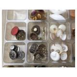 (3) Trays Neat Old Buttons - See Pics!