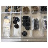 (3) Trays Neat Old Buttons - See Pics!