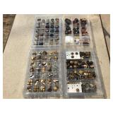 (4) Trays Old Vintage Buttons - Take a Look!