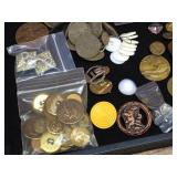 Interesting Vintage Pins/Buttons - Skelly Captain Midnight