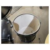 Ludwig Back Beat Complete-ish Drum Set - Metallic Silver Sparkle