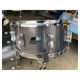 Ludwig Back Beat Complete-ish Drum Set - Metallic Silver Sparkle