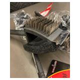 Dual Grill Brush - Heavy Duty Long Handle for Gas & Charcoal Grills