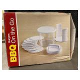BBQ On the Go 12-Piece Burger Press Set with Storage Container & 8 Discs