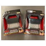 Kitchen Collection BBQ Meat Tenderizer - 48 Stainless Steel Blades - 2-Pack