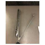 Mr Bar-B-Q Spring Tongs - Stainless Steel, Model 40226Y