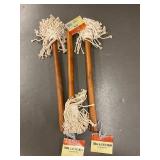 World Market BBQ Sauce Mop - Hardwood Handle (Set of 3)