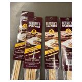 Hershey's S'mores Bamboo Paddle Skewers 31 inches Long - 4/6/8 Piece Packs