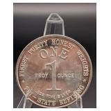 First State Refining 1 oz .999 Fine Silver Round