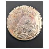 Peace Dollar design 1 oz .999 Fine Silver round