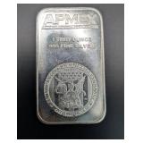 APMEX 1 Troy Ounce .999 Fine Silver Bar