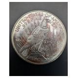 Peace Dollar 1 oz .999 Fine Silver Round - Liberty Head & Eagle Design