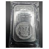 APMEX 1 Troy Ounce .999 Fine Silver Bar