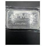APMEX 1 Troy Ounce .999 Fine Silver Bar