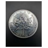 Canada Maple Leaf 1 oz Silver round