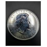 Canada Maple Leaf 1 oz Silver round