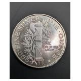 1 oz .999 Fine Silver round