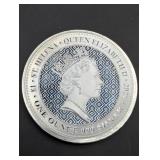 Monarch Portrait 1 oz .999 Silver round - 2021