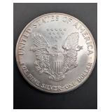 American Silver Eagle design 1 oz .999 Fine Silver Dollar - 1986