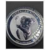 Australian Koala Silver Coin 2020 - 1 oz .9999 Fine Silver