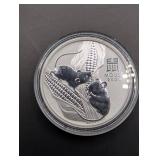 Australia 2020 Year of the Mouse Silver Coin. 1/2 oz .9999