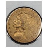 1915 Indian Head $2.50 Gold Coin