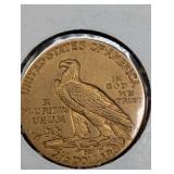 1915 Indian Head $2.50 Gold Coin