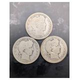 Barber Quarters - 1903, 1904, 1905 - United States One Dollar Silver