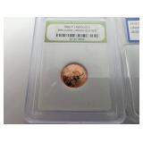 Lincoln Cents Lot of 8 - 1960-P BU; 1915-D; 1917-D; 1943 Steel Cent; 2009 Bronze Satin; SF Wheat Cent