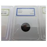 Lincoln Cents Lot of 8 - 1960-P BU; 1915-D; 1917-D; 1943 Steel Cent; 2009 Bronze Satin; SF Wheat Cent