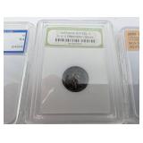 Lincoln Cents Lot of 8 - 1960-P BU; 1915-D; 1917-D; 1943 Steel Cent; 2009 Bronze Satin; SF Wheat Cent