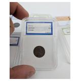 Lincoln Cents Lot of 8 - 1960-P BU; 1915-D; 1917-D; 1943 Steel Cent; 2009 Bronze Satin; SF Wheat Cent