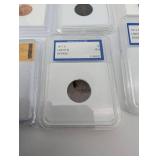 Lincoln Cents Lot of 8 - 1960-P BU; 1915-D; 1917-D; 1943 Steel Cent; 2009 Bronze Satin; SF Wheat Cent