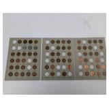 US Lincoln Cent Collection - Wheat Reverse & Steel Cents, 1941-1970s (3-Panel Album)