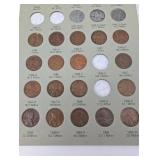 US Lincoln Cent Collection - Wheat Reverse & Steel Cents, 1941-1970s (3-Panel Album)