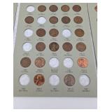 US Lincoln Cent Collection - Wheat Reverse & Steel Cents, 1941-1970s (3-Panel Album)