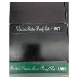 United States Mint Proof Sets (Lot of 6) 1974-1995
