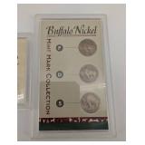 Buffalo Nickel Mint Mark Collection - 9 Coins with Certificate of Authenticity
