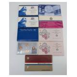 United States Mint Coin Sets Lot - 1983 Proof; 1984/87/90 Uncirculated; 1999 Susan B. Anthony; 2005/2007 State Quarters