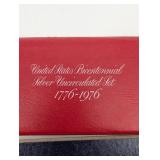 United States Bicentennial Silver Uncirculated Set 1776-1976 - 3-Coin 40% Silver