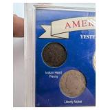 Americana Series YesterYear Collection 5-Coin Set - Indian Head Penny, Liberty Nickel, Barber Half Dollar, Barber Dime, Barber Quarter